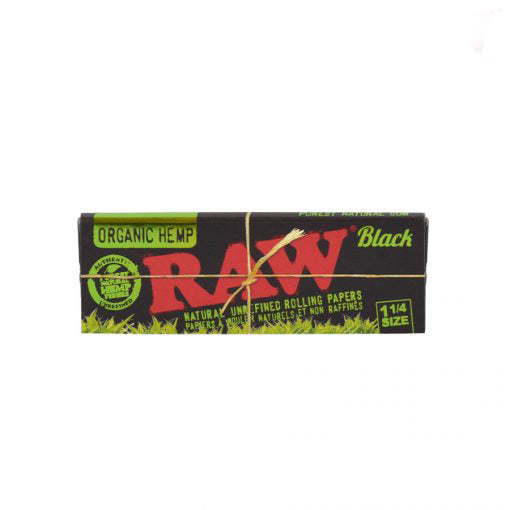 1¼ Black Organic Rolling Papers (Display of 24)