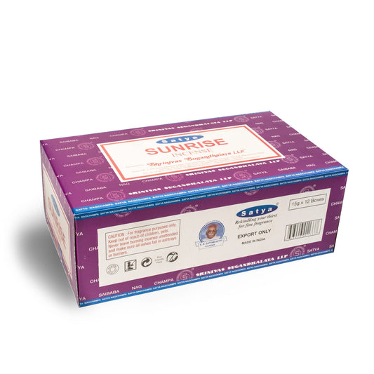 Sunrise Incense (12 Packs of 15g)