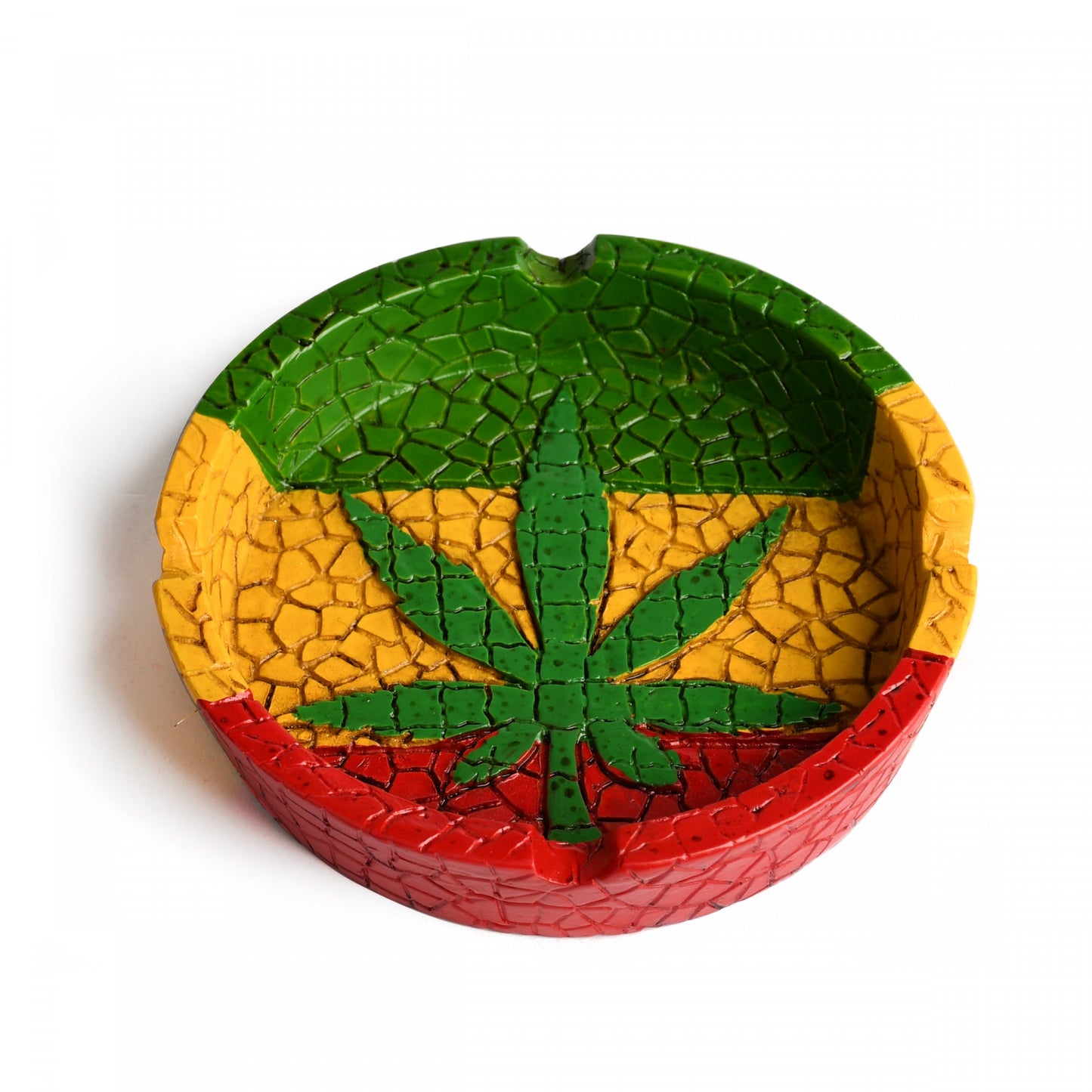 Multi Coloured Leaf Ashtray