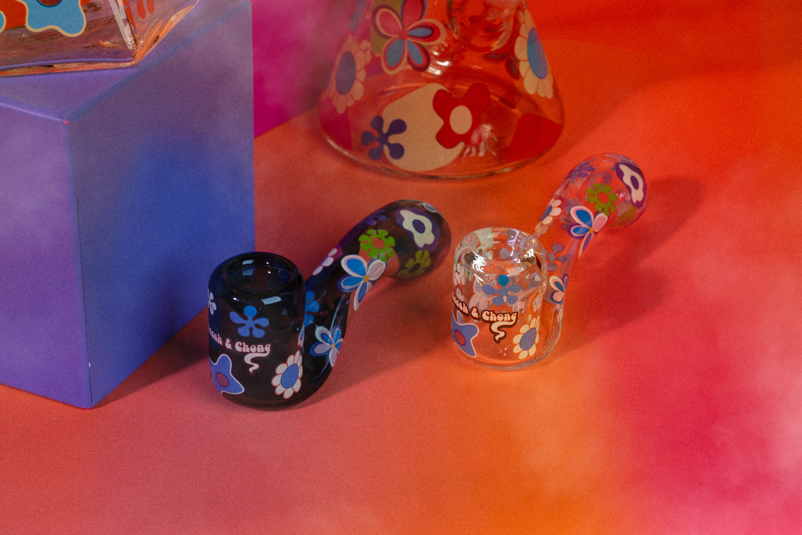 5.5" Power to the Flower Sherlock Hand Pipe