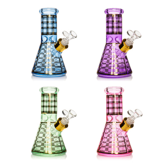 8" Gold Pattern Water Pipe Bundle