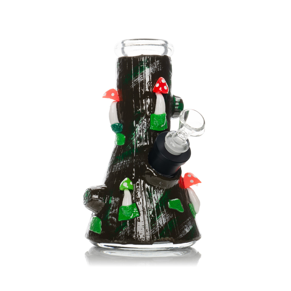 8" 7mm Thick Mushroom Forest Water Pipe