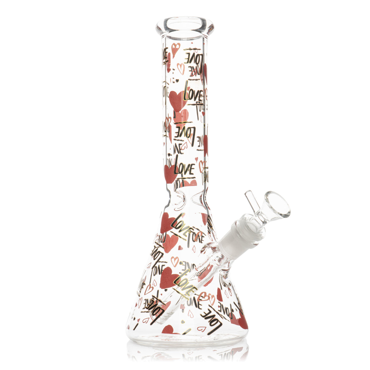 10" Hearts Water Pipe (Assorted)