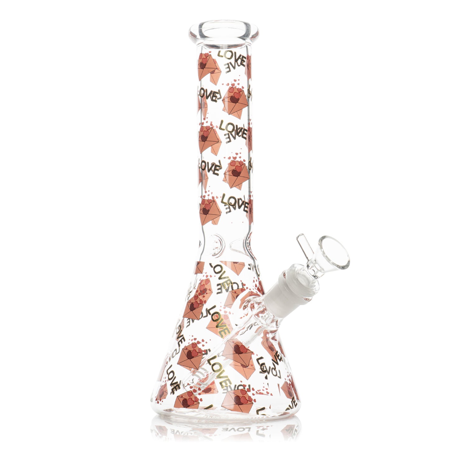 10" Hearts Water Pipe (Assorted)