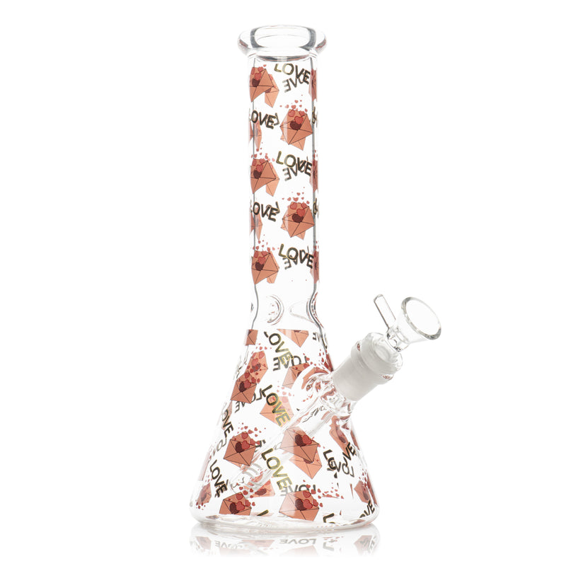 10" Hearts Water Pipe (Assorted)