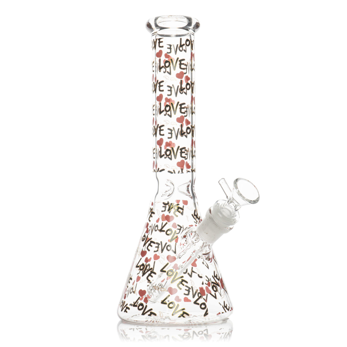 10" Hearts Water Pipe (Assorted)