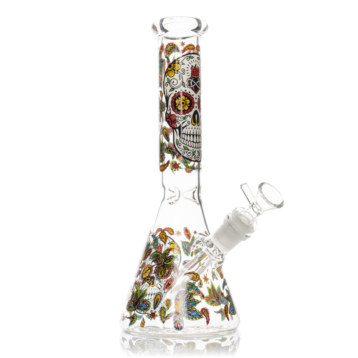 10" Sugar Skulls Water Pipe (Assorted)