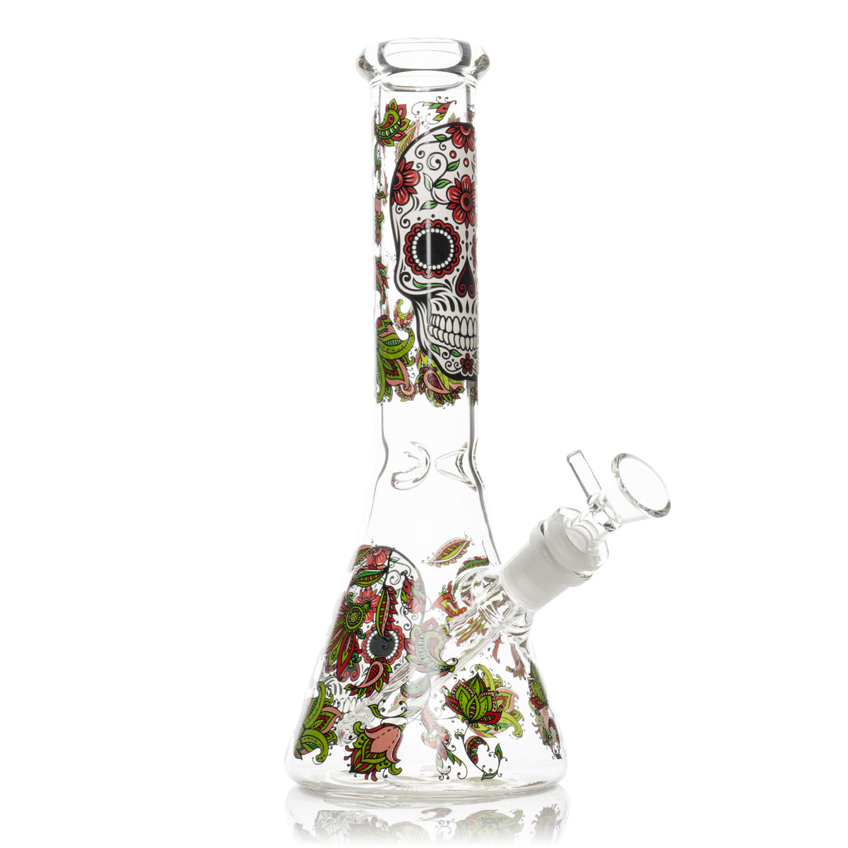 10" Sugar Skulls Water Pipe (Assorted)