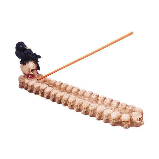 Skull & Raven Incense Burner