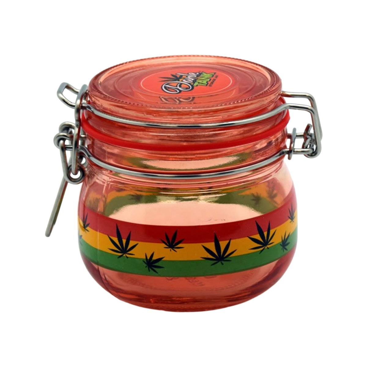Rasta Leaf Dank Tank Storage Jar