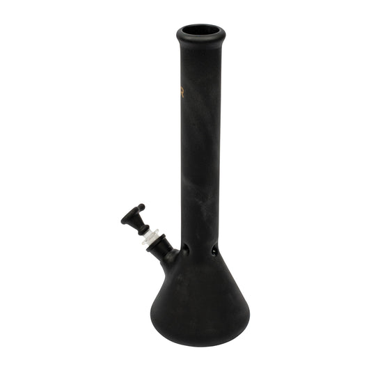 14" Frosted Black Beaker Tube