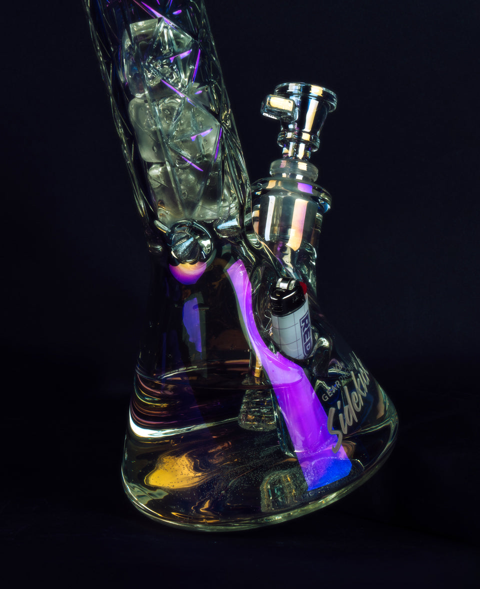 12" 7mm Thick Terminator Sidekick Water Pipe