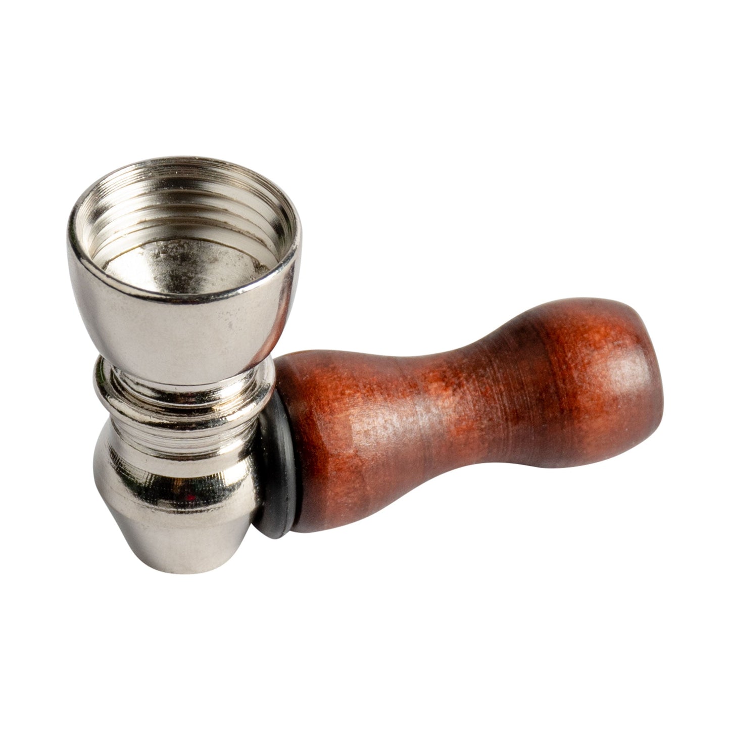 Mini Nickel & Wood Metal Pipe