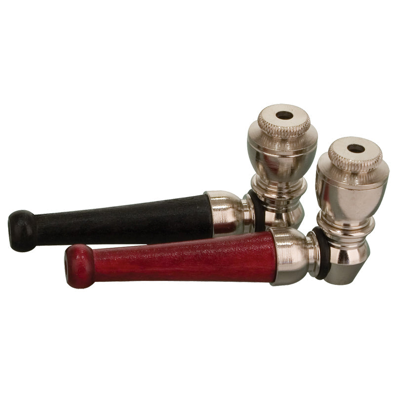 Moe's Nickel & Wood Metal Pipe Set