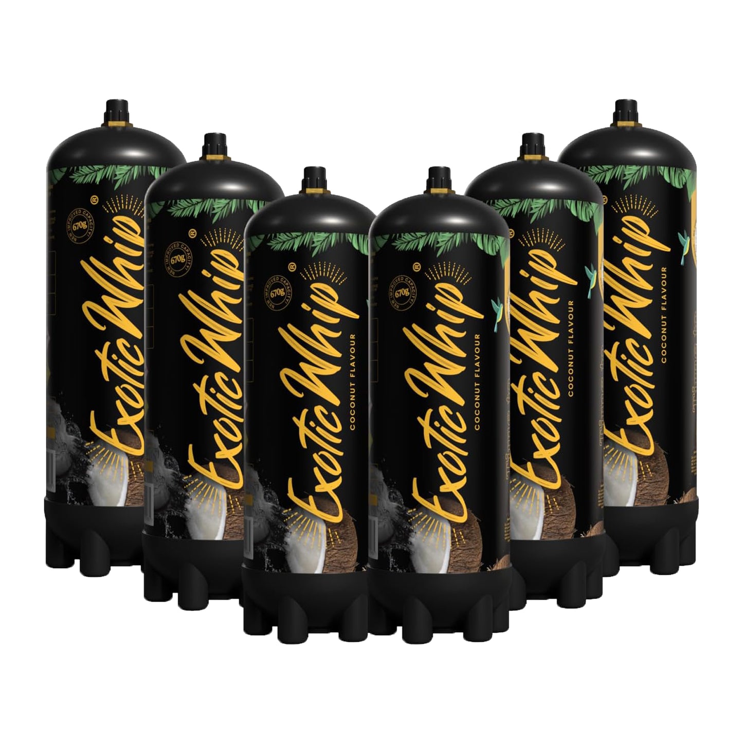 670g Coconut Nitrous Oxide Cylinder (Case of 6)
