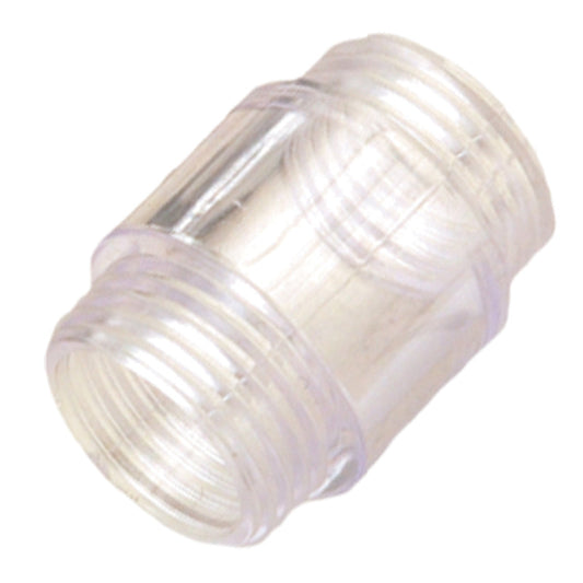 0.5" x 0.5" Plastic Connector/Double Threaded