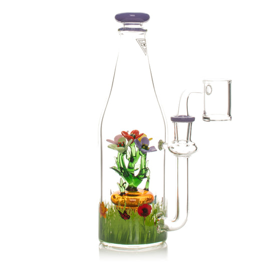 8.5" Flower Field Concentrate Rig