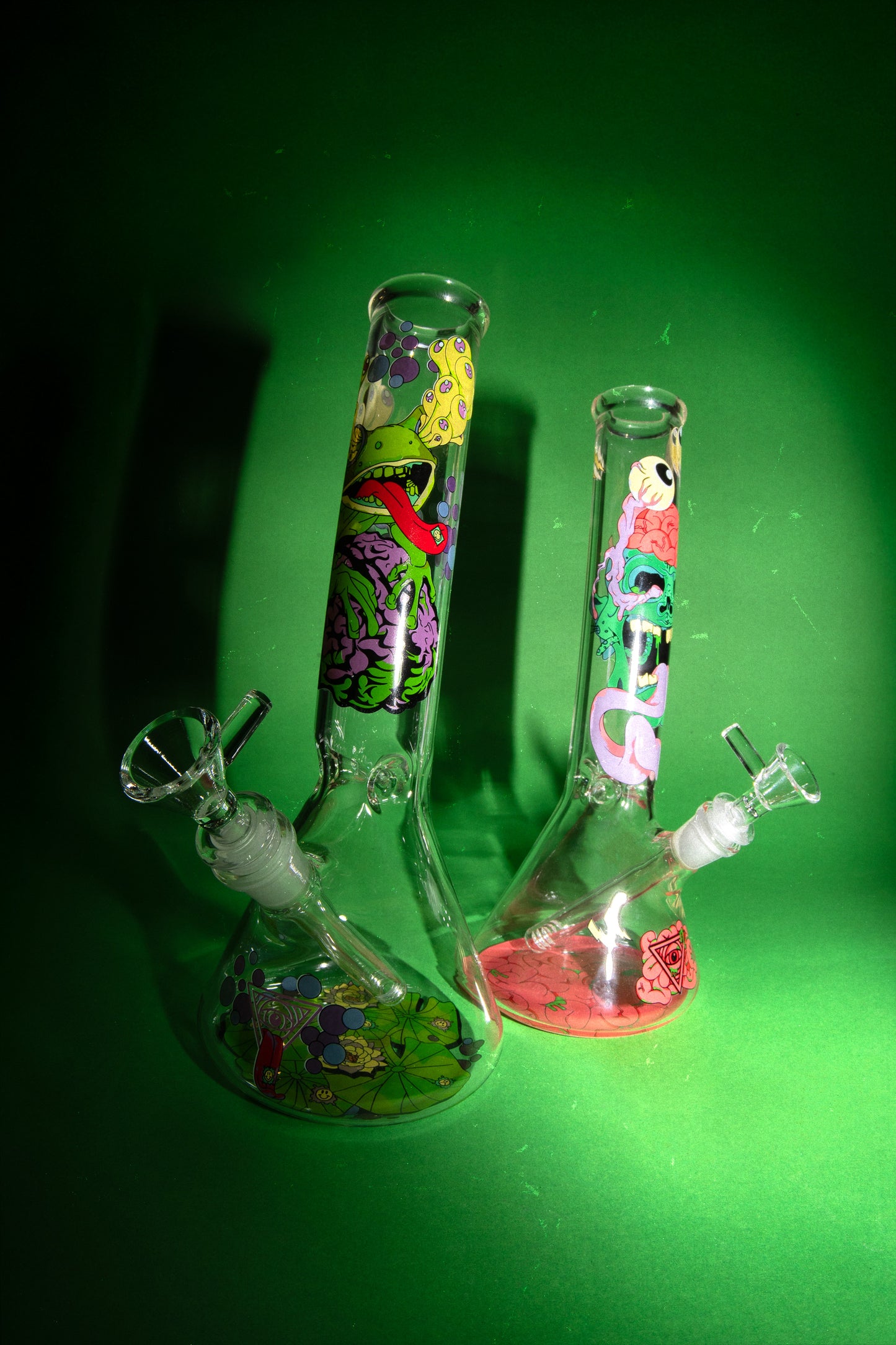 12" Brain Frog Water Pipe