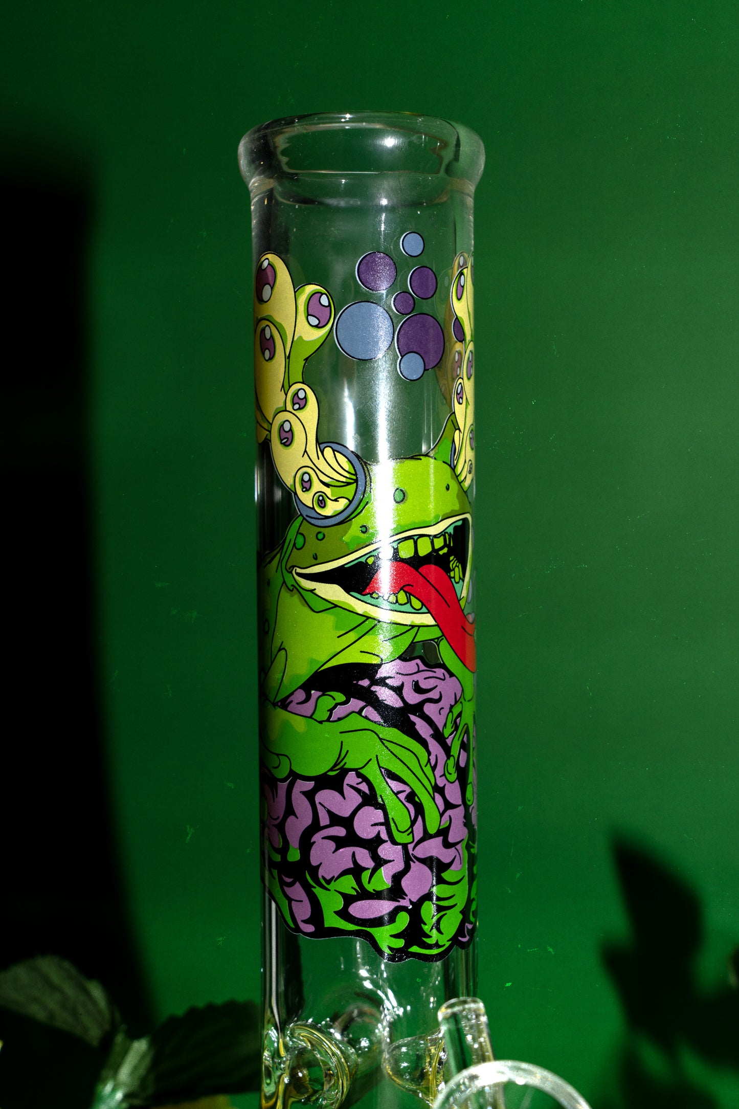 12" Brain Frog Water Pipe