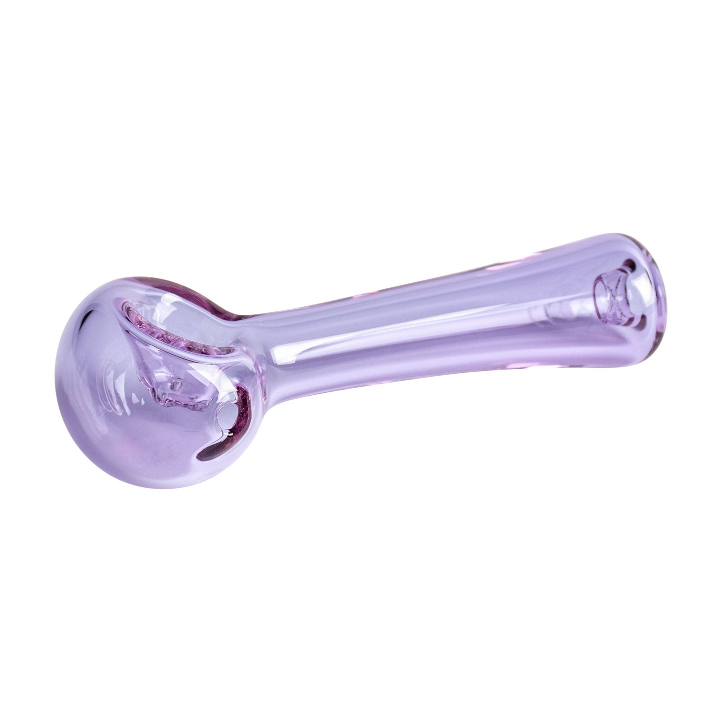 4.5" Purple Solid Colour Spoon Hand Pipe