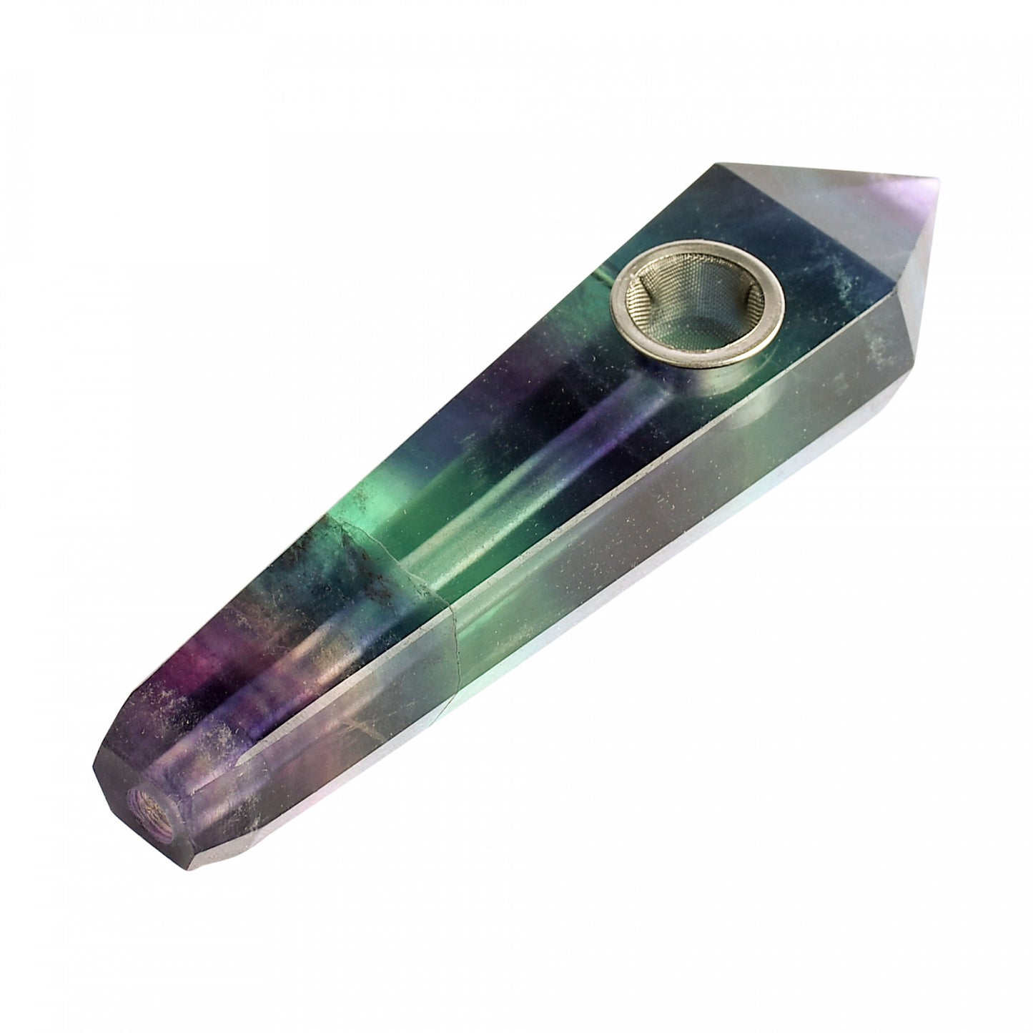 Flourite Gemstone Pipe