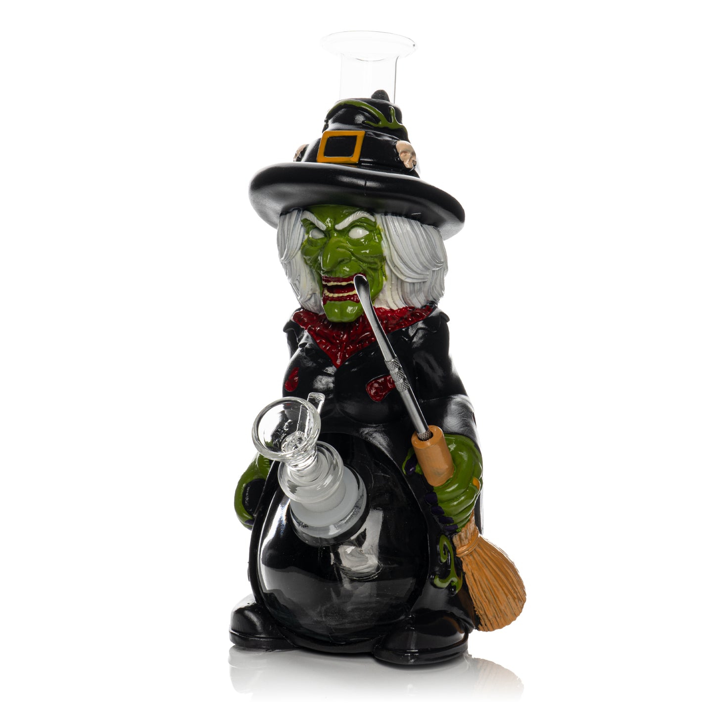 9" Zombie Witch Water Pipe