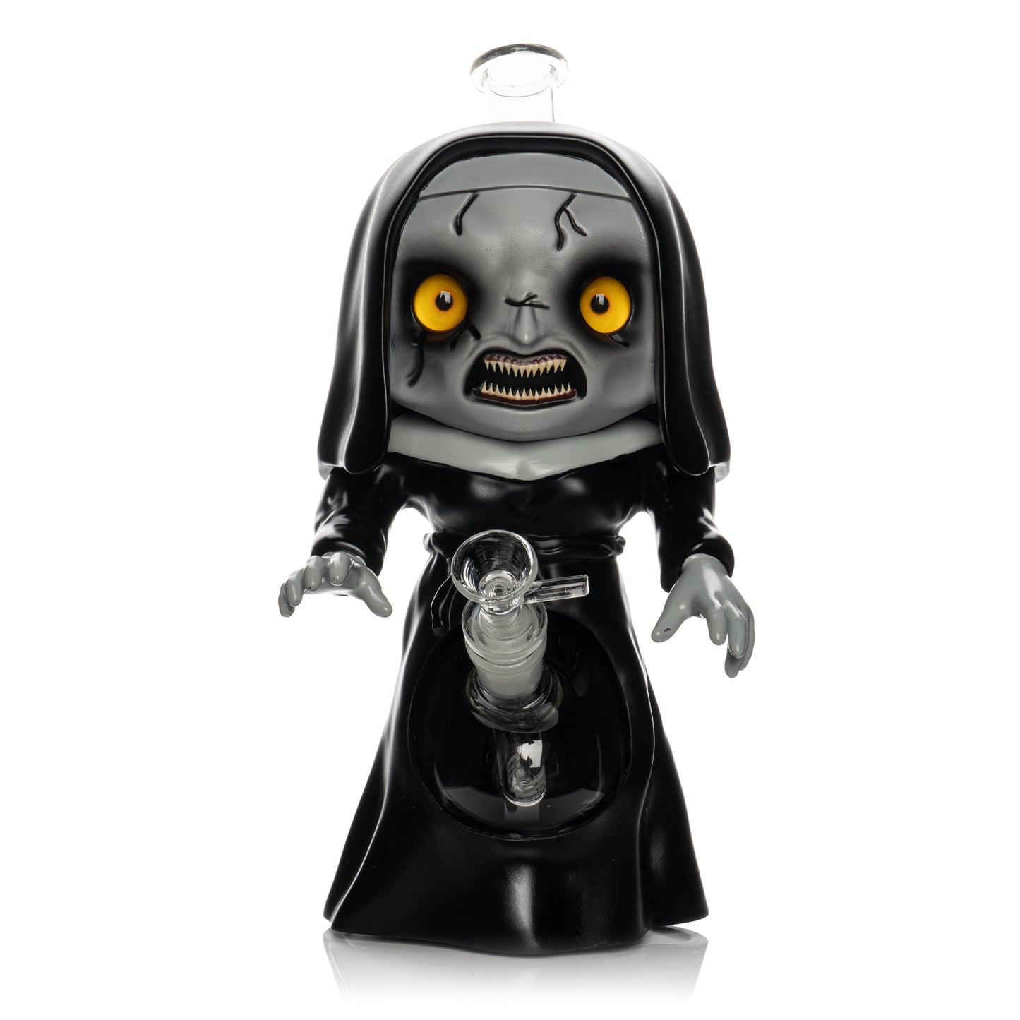 12" Ghost Nun Water Pipe