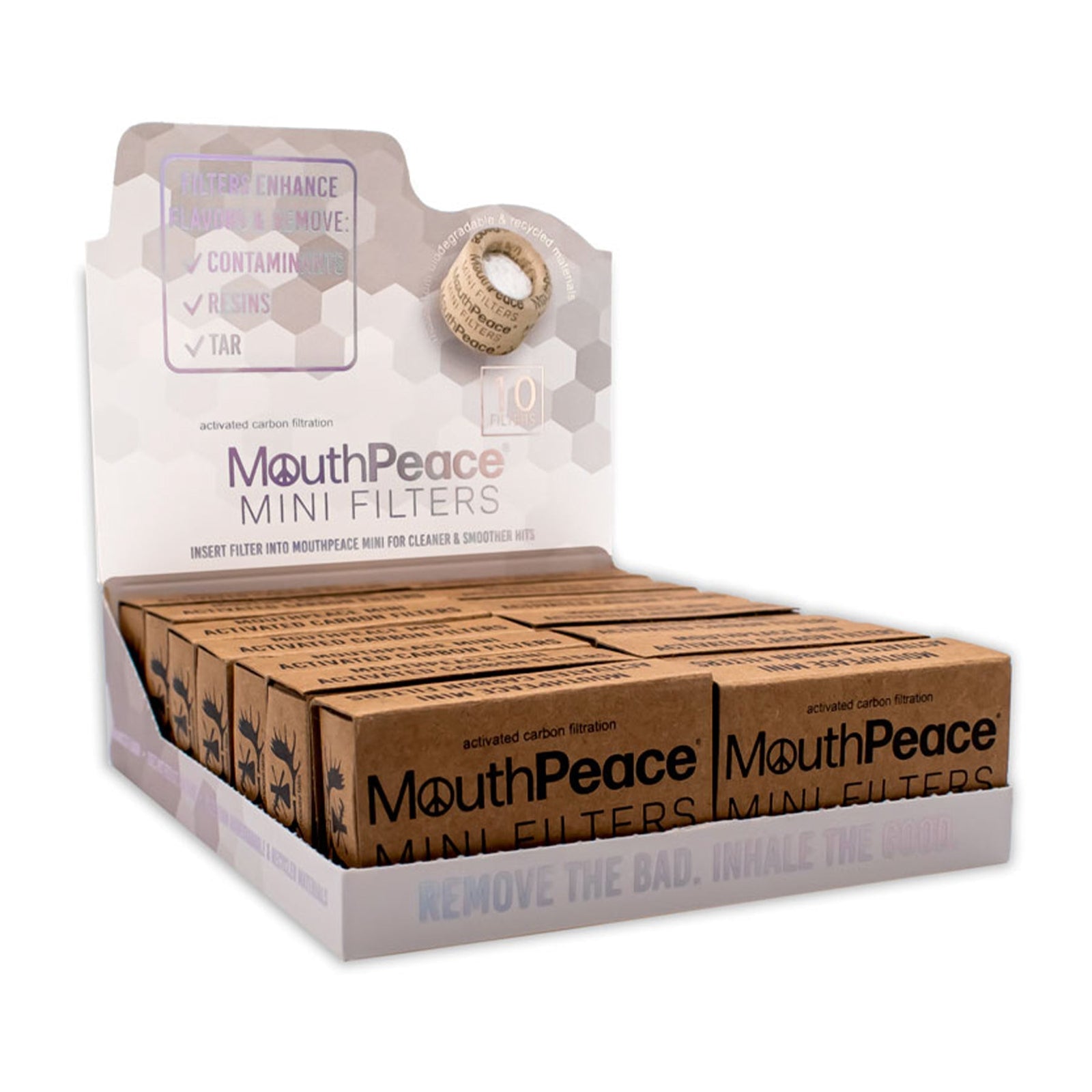 MouthPeace Mini Filter Box (Display of 14)