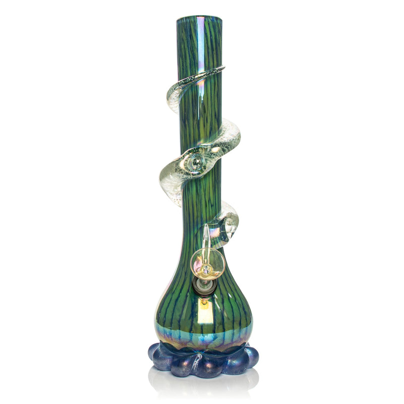 12" Glow-in-the-Dark Bubble Base Water Pipe