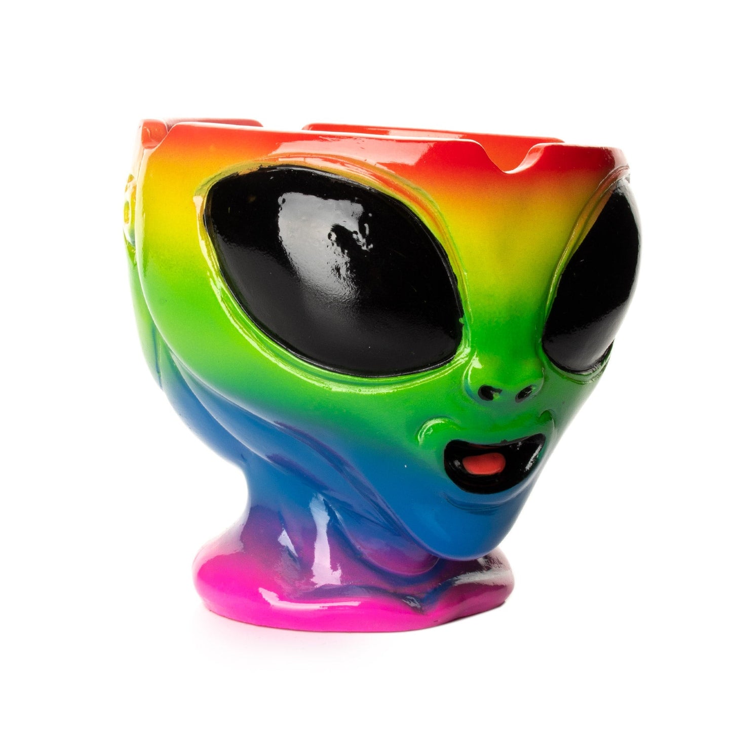 Multicoloured Alien Head Ashtray