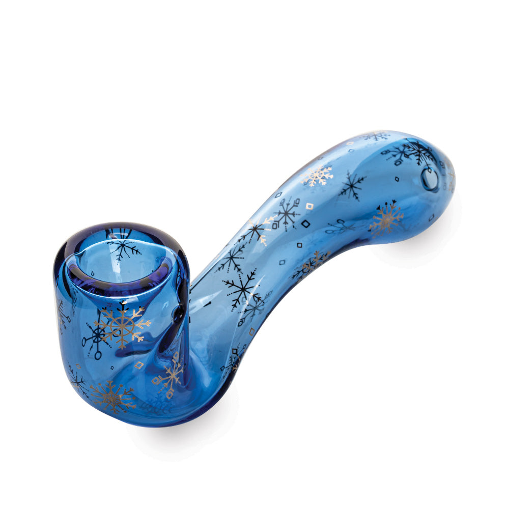 4.5" Winter Wonderland Sherlock Hand Pipe