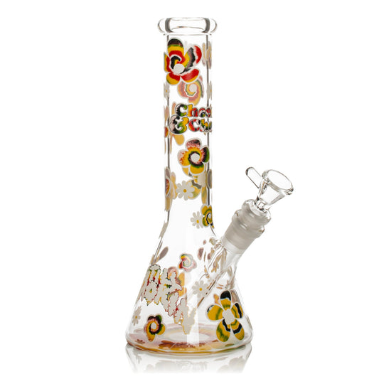 10" Tie Dye Glow-in-the-Dark Water Pipe