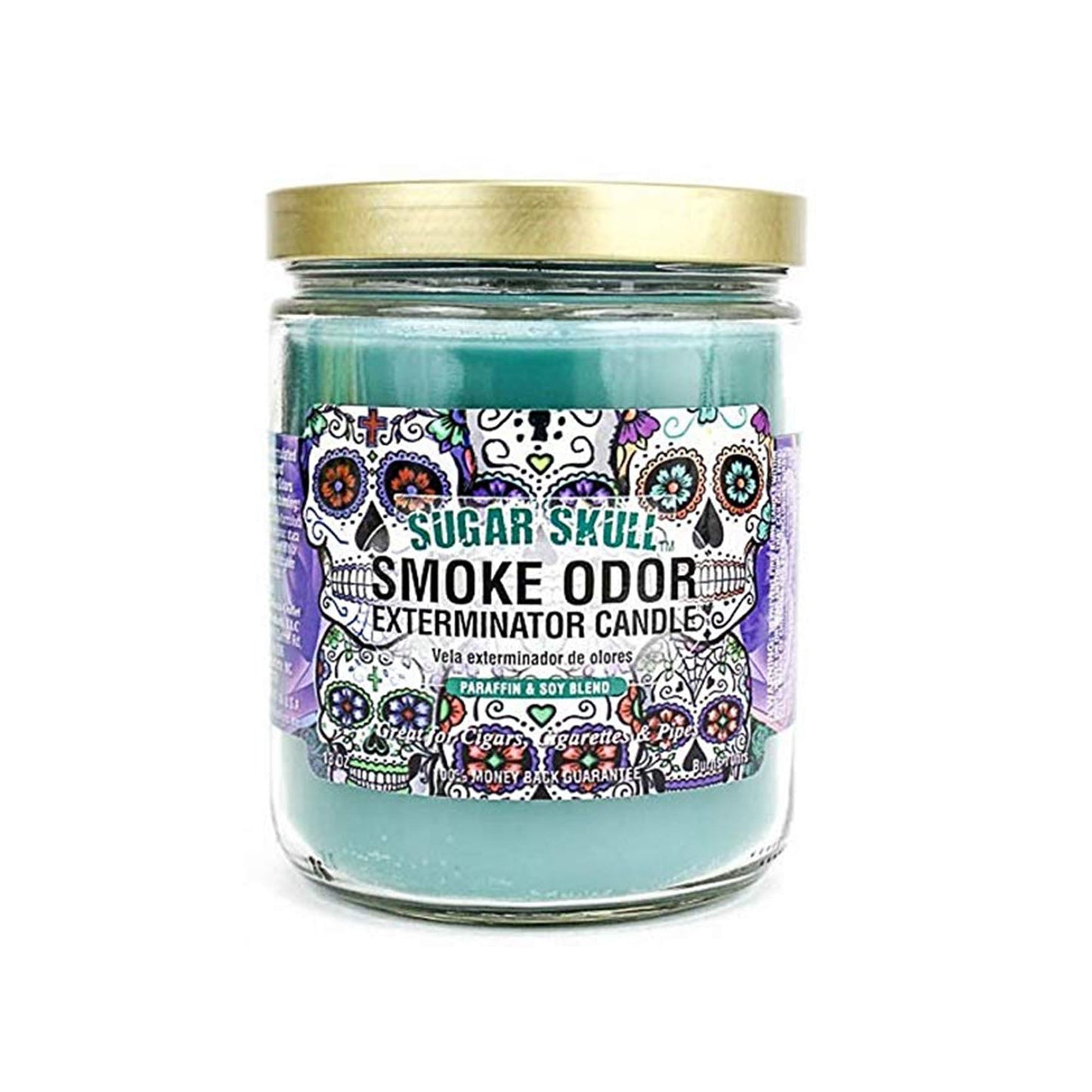 13oz Sugar Skull Candle