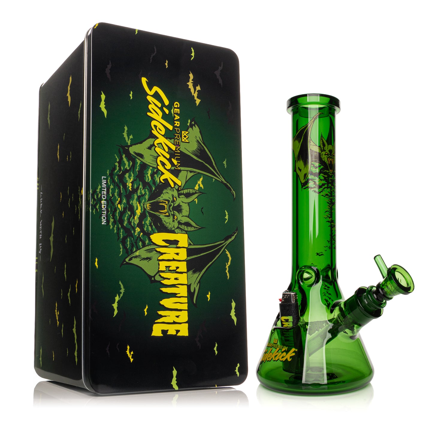 12" 7mm Thick Bats Sidekick Water Pipe (Limited Edition of 420)