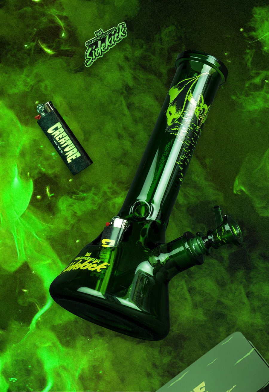 12" 7mm Thick Bats Sidekick Water Pipe (Limited Edition of 420)