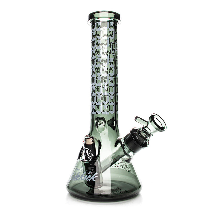 12" 7mm Thick JW Signature Pattern Sidekick Water Pipe (Limited Edition of 420)