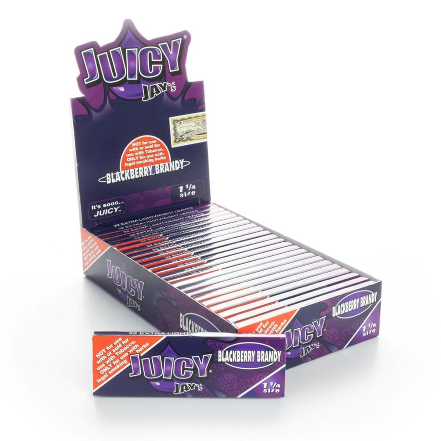 1¼ Blackberry Rolling Papers (Display of 24)