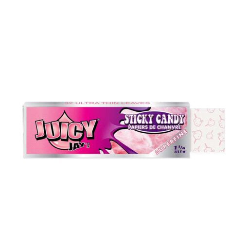 1¼ Super Fine Sticky Candy Rolling Papers (Display of 24)