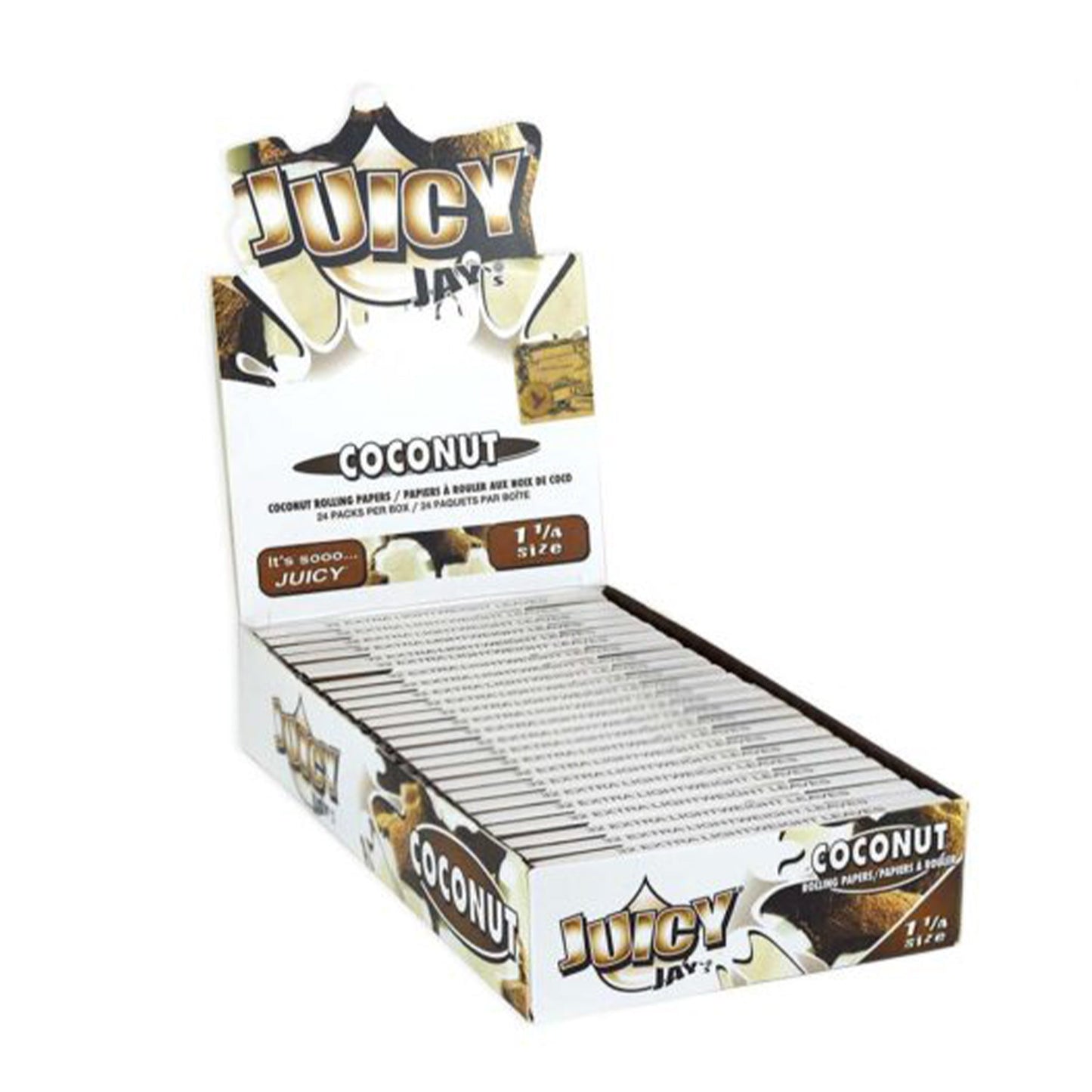 1¼ Coconut Rolling Papers (Display of 24)