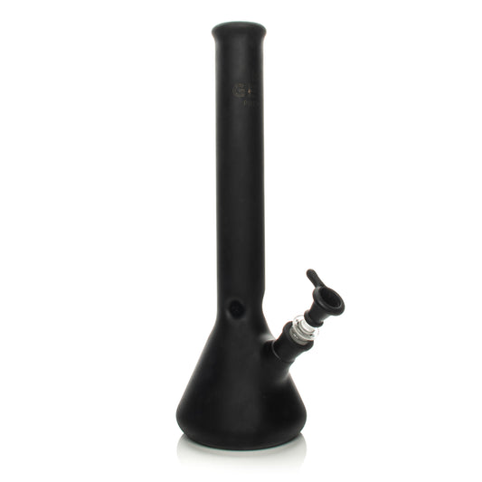 14" Frosted Black Beaker Tube