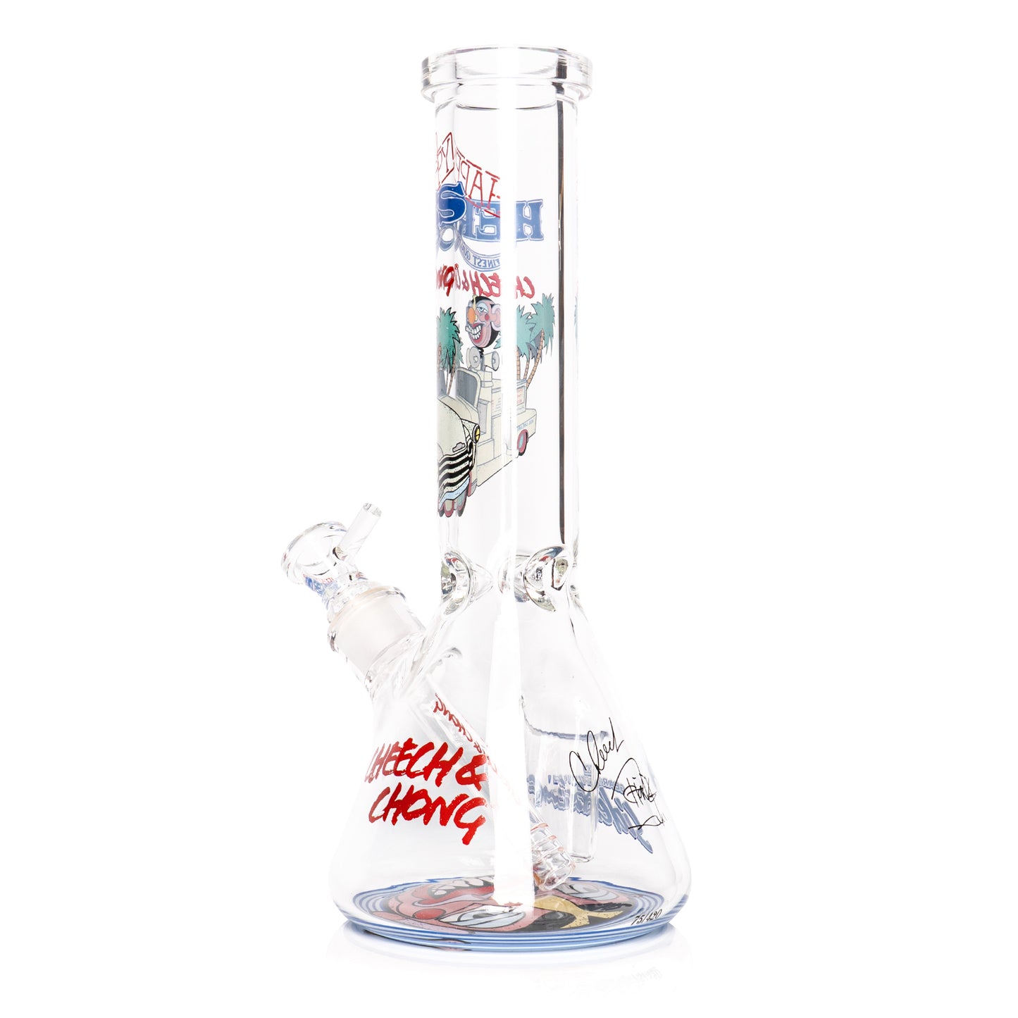12" 7mm Thick Happy Herbs Sidekick Water Pipe (Limited Edition of 420)