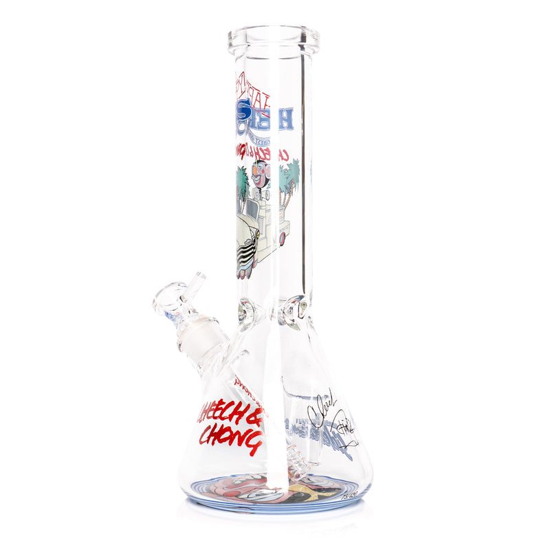 12" 7mm Thick Happy Herbs Sidekick Water Pipe (Limited Edition of 420)