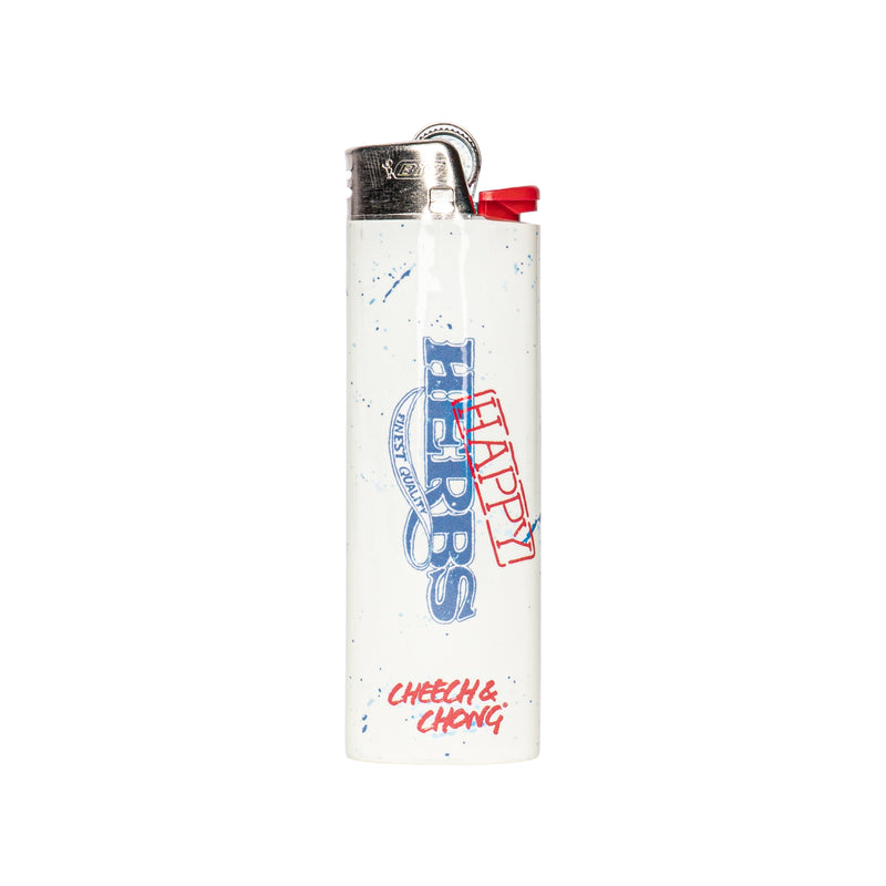 12" 7mm Thick Happy Herbs Sidekick Water Pipe (Limited Edition of 420)