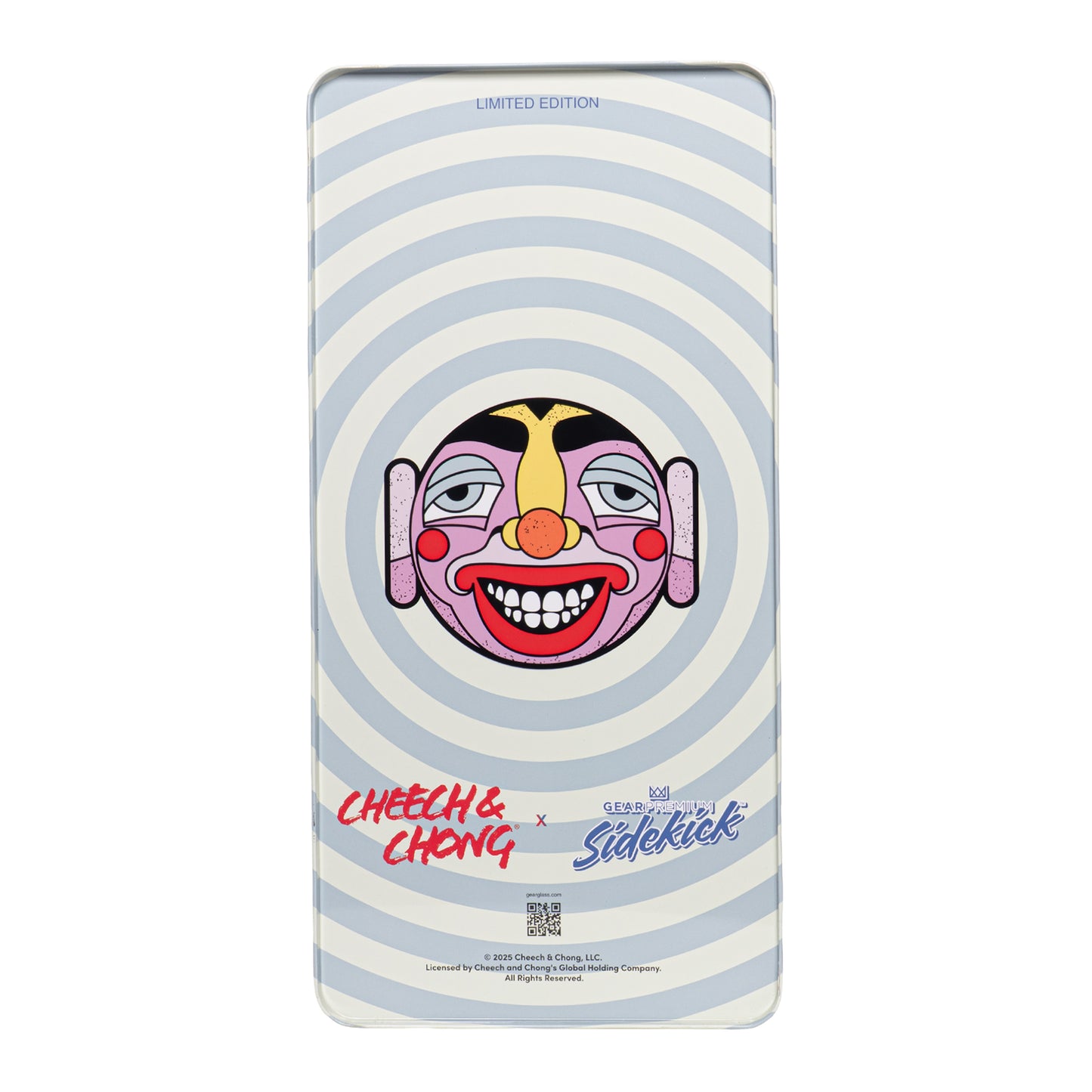 12" 7mm Thick Happy Herbs Sidekick Water Pipe (Limited Edition of 420)