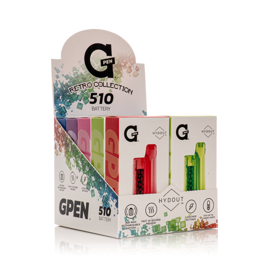 G Pen Retro Hydout 510 Battery (Display of 10)