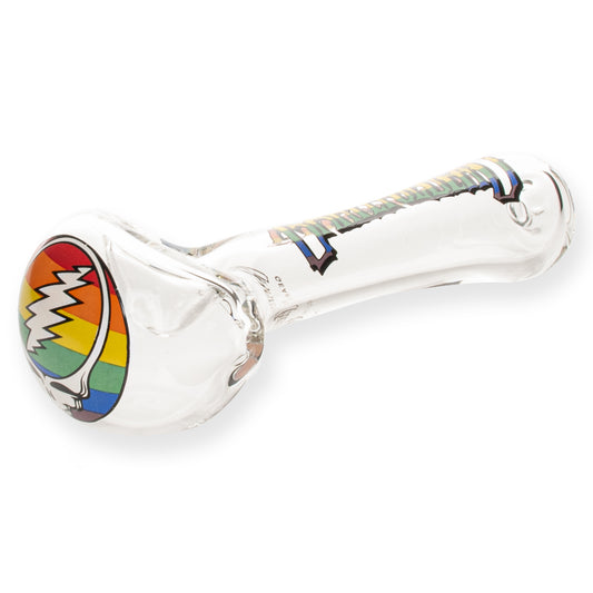 4.5" Rainbow Steal Your Face Spoon Hand Pipe