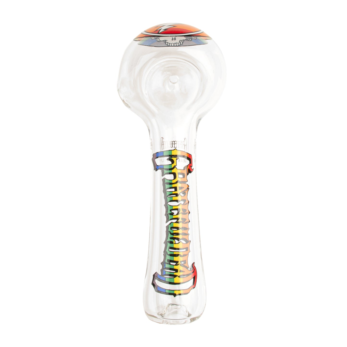 4.5" Rainbow Steal Your Face Spoon Hand Pipe