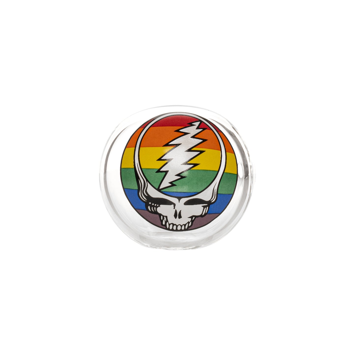 4.5" Rainbow Steal Your Face Spoon Hand Pipe