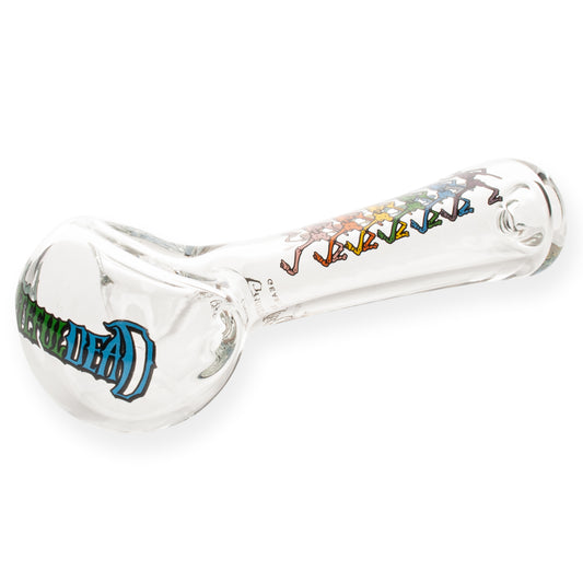 4.5" Dancing Skeletons Spoon Hand Pipe
