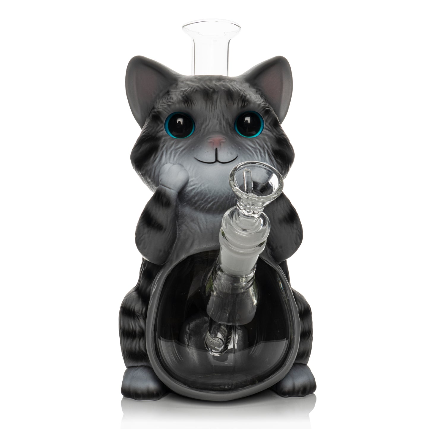 9" Tabby Cat Water Pipe